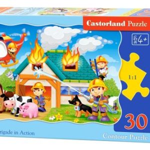 Пазли "Герої пожежні", 30 елементів
