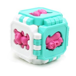 Кубик пазл з тваринами (різнокольоровий)