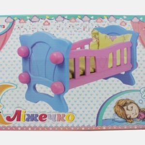 Ліжечко для ляльки "Технок" (рожево-блакитна)