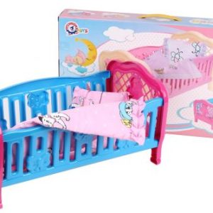 Ліжечко для ляльки ТехноК (блакитна)