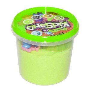 Кінетичний пісок "KidSand", салатовий, 1000 г