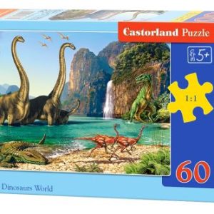 Пазли "Світ динозаврів", 60 елементів