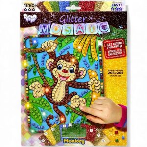 Набір для творчості "Блискуча мозаїка" Мавпочка