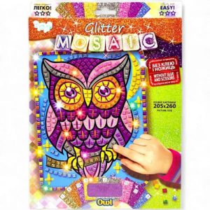 Набір для творчості "Блискуча мозаїка" Сова