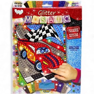 Набір для творчості "Блискуча мозаїка" Тачки