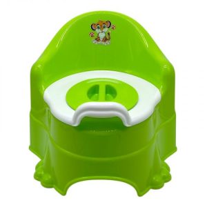 Горщик дитячий (зелений) (різні наліпки)