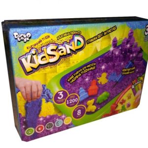 Кінетичний пісок "KidSand" (1200 г) з пісочницею (укр)