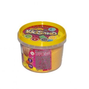 Кінетичний пісок "KidSand", жовтий, 350 г