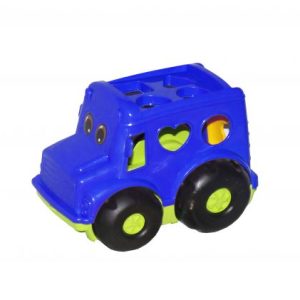 Сортер- автобус "Бусик №1" (синій)