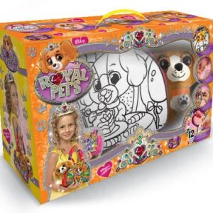 Набір "ROYAL PET'S", сумочка-розмальовка + іграшка "Собачка"