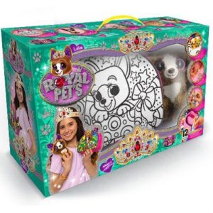 Набір "ROYAL PET'S", сумочка-розмальовка + іграшка "Собачка"