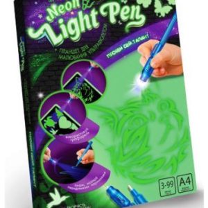 Набір креативної творчості "Neon Light Pen" Кішка (укр)