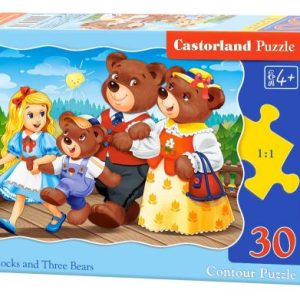 Пазли "Золотоволоска і три ведмеді", 30 елементів