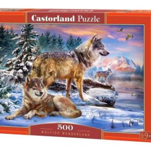 Пазли "Вовки на снігу", 500 елементів