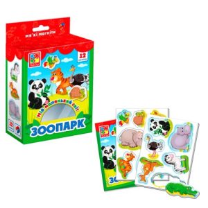 Магніти "Мій маленький світ: Зоопарк" (укр)