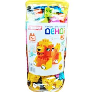 Конструктор "Денді - 3", 126 деталей