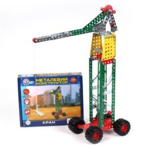 Конструктор металевий "Кран ТехноК" (253 деталі)