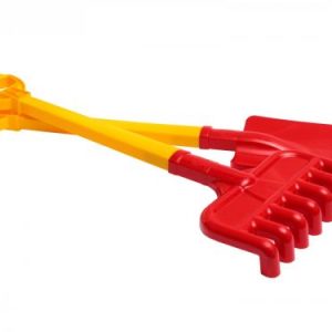 Набір "Лопата + Граблі Технок" (червоний)