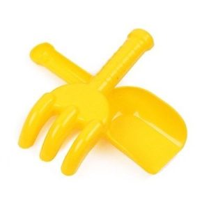 Набір "Лопатка та граблі", маленький (жовтий)