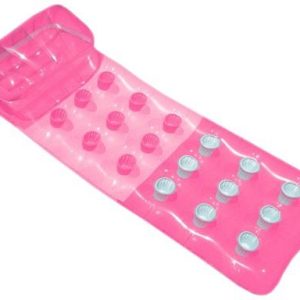 Надувний матрац з подушкою (рожевий) 188 х 71 см