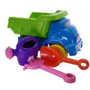 Машинка з пісочним набором (салатово-блакитна)