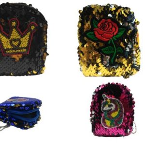 Гаманець-брелок, з паєтками