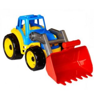 Трактор з ковшом Технок (синій)