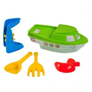 Пісочний набір "Кораблик" салатовий