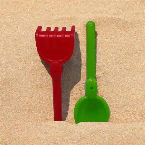 Пісочний набір "Лопатка та граблі"