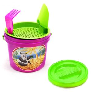 Пісочний набір (5 предметів) рожевий