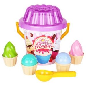 Набір для гри з піском, рожевий