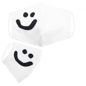 Багаторазова 4-х шарова захисна маска "Смайл" розмір 3, 7-14 років