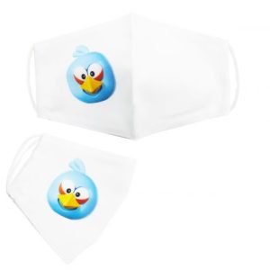 Багаторазова 4-х шарова захисна маска "Angry birds Джей" розмір 3, 7-14 років
