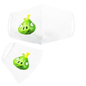 Багаторазова 4-х шарова захисна маска "Angry birds Король свиней" розмір 3, 7-14 років