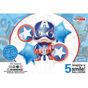 Набір фольгованих кульок "Капітан Америка"