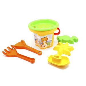 Набір для гри з піском "Квіточка", 7 елементів жовтий
