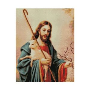 Алмазна мозаїка "Добрий пастир" 40х50 см