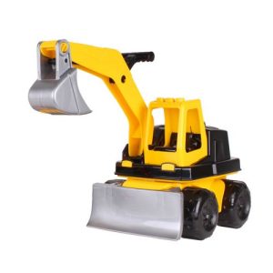Екскаватор пластиковий (жовто-сірий)