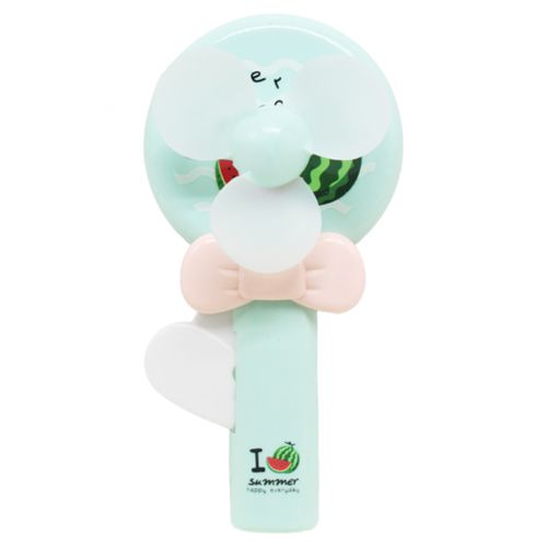 Ручний вентилятор "I love summer", блакитний