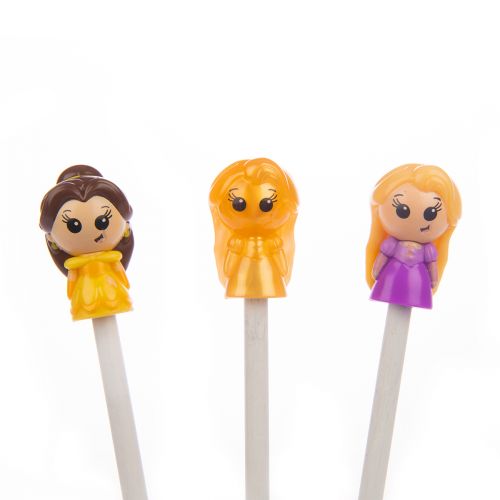Набір колекційних фігурок-топерів SAMBRO серії "Bop n Tops" – ПРИНЦЕСИ ДІСНЕЙ (3 фігурки, в асорт.)