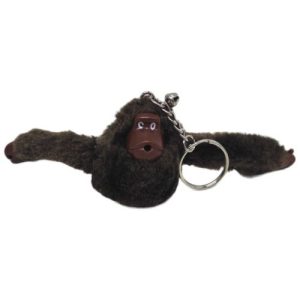 Брелок хутряний "Горила", коричневий