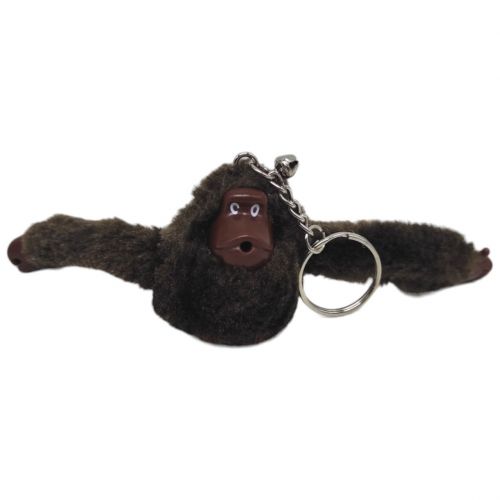 Брелок хутряний "Горила", коричневий