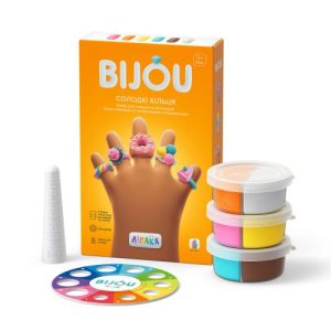 Набір пластиліну, що самозастигає "Bijou: Солодкі кільця"