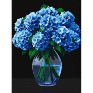 Картина за номерами "Букет гортензій" 30х40 см