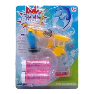 Пістолет з мильними бульбашками, на батарейках