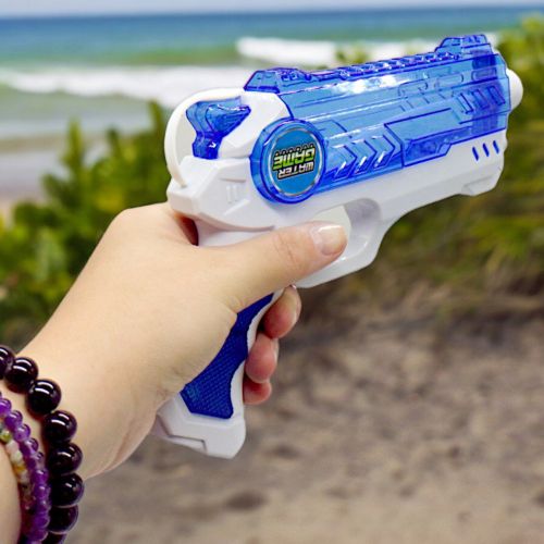 Водний пістолет, пластиковий (24 см.), синій