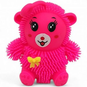 Антистрес-світяшка "Сяючі Ведмежата", малиновий