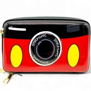 Сумочка дитяча на блискавці "Фотоапарат" червоний+чорний