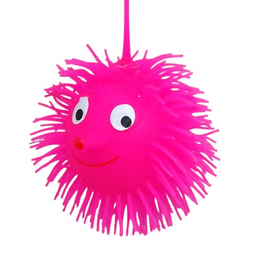 Іграшка-антистрес Їжачок з підсвічуванням малиновий