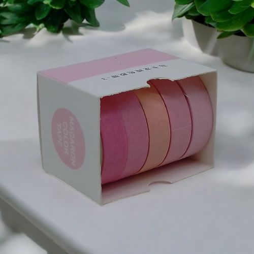 Скотч декоративний 1 см х 2 м, 5 штук, мікс